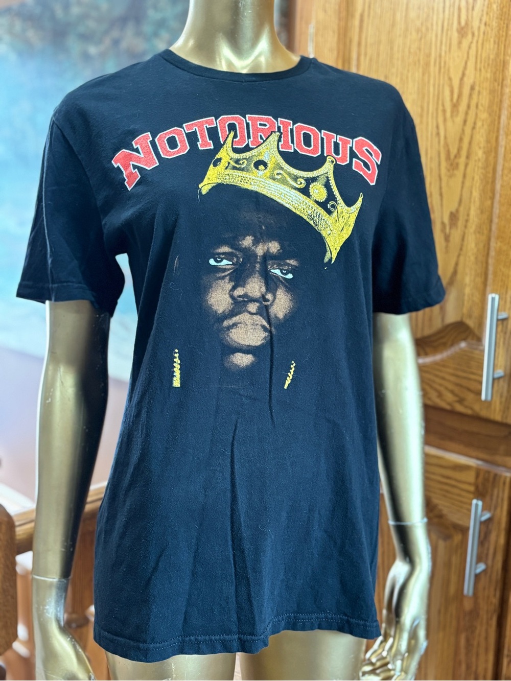 Notorious Graphic Short Sleeve Tee - Black & Yellow - Picture 1 of 7
